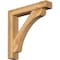 Ekena Millwork Legacy Block Rough Sawn Bracket w/ Offset Brace, Western Red Cedar, 6"W x 32"D x 32"H BKT0604X32X32LEC05RWR - alternate 1